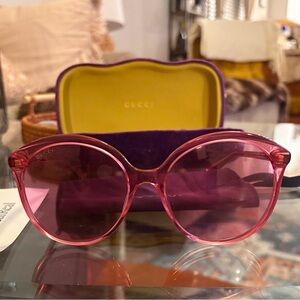 Gucci Vibrant Pink Women's Sunglasses